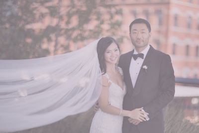 sophia & sam's tribeca 360 wedding, plus why they chose rescue flats