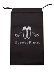 2025 June Pre-Order - 20 Pairs of Black Velvet Rescue Flats (BLACK Display Box)