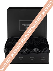 20 Pairs of Black Velvet Rescue Flats (BLACK Display Box)