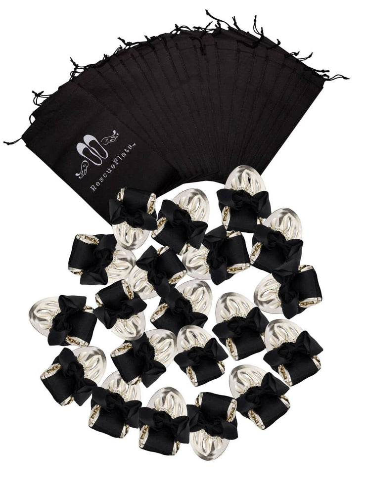 20 Pairs of Gold Rescue Flats (BLACK Display Box)