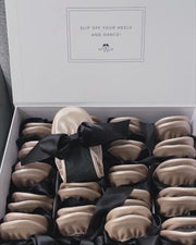 2026 April Pre-Order - 20 Pairs of Champagne Rescue Flats (WHITE Display Box)